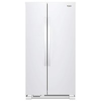 Whirlpool - 25.1 Cu. Ft. Side-by-Side Refrigerator - White