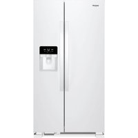 Whirlpool - 36 in. Wide 25 cu. ft. Side-by-Side Refrigerator - White