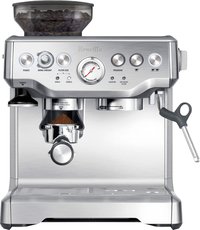 Breville - the Barista Express Espresso Machine with 15 bars of pressure, Milk Frother and integrated grinder - Stainless Steel