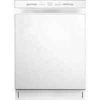 Midea - 52 dBA Front Control Dishwasher - White