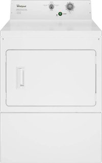 Whirlpool - 7.4 Cu. Ft. Electric Dryer with High-Velocity Airflow System - White