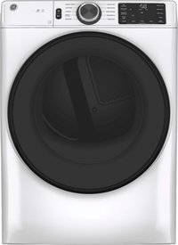 GE - 7.8 Cu. Ft. Stackable Smart 10-Cycle Electric Dryer - White