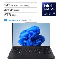 Lenovo - ThinkPad X1 Carbon Gen 13 X1 Carbon Laptop 14.0 2.8K (Intel Ultra 7-268V, 32GB LPDDR5X, 2TB SSD, Win 11 Pro) - Eclipse Black