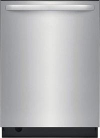 Frigidaire - 24" Top Control Built-In Stainless Steel Tub Dishwasher with 3rd Rack, EvenDry System, 49 dBA - Stainless Steel