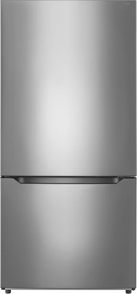Insignia™ - 18.6 Cu. Ft. Bottom Freezer Refrigerator with ENERGY STAR Certification - Stainless Steel