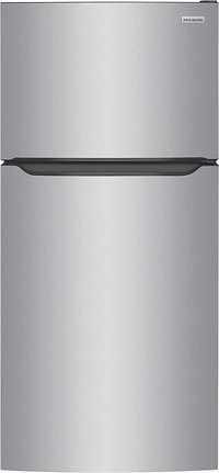 Frigidaire - 20 Cu. Ft. Garage Ready Top Freezer Refrigerator - Stainless Steel