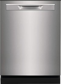 Frigidaire - Gallery 24" Built-In Dishwasher with Dual OrbitClean Wash System, 49dba - Stainless Steel