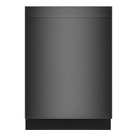 Bosch - 100 Series Premium 24" Top Control Smart Built-In Hybrid Stainless Steel Tub Dishwasher with 3rd Rack, 46dBA - Black Stainless Steel
