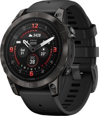 Garmin - Refurbished Excellent - epix Pro (Gen 2) Sapphire Edition 47mm Fiber-Reinforced Polymer - Carbon Gray DLC Titanium with Black Band - (2024)
