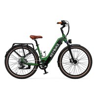 Heybike - Cityrun Ebike w/ 55mi Max Operating Range & 25 mph Max Speed - Green