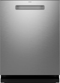 GE Profile - 24" Top Control Smart Built-In Stainless Steel Tub Dishwasher with 3rd Rack, Microban Protection and 44 dBA - Stainless Steel