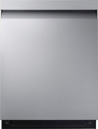 Samsung - 24" AutoRelease Dry Smart Built-In Stainless Steel Tub Dishwasher with 3rd Rack, StormWash, 46 dBA - Stainless Steel