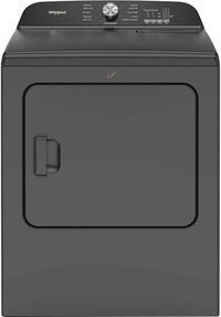 Whirlpool - 7.0 Cu. Ft. Whirlpool® Top Load Electric Dryer with Moisture Sensor - Volcano Black
