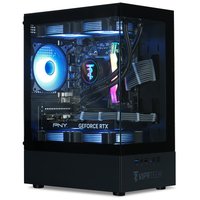 ViprTech - Reaper 1.0 Liquid-Cooled PC - AMD Ryzen 7 8700F 5.0Ghz, RTX 5060 8GB, 16GB DDR5, 1TB SSD, Gaming Computer - Black