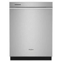 Whirlpool - 24" Top Control Built-In Tub Dishwasher with 3rd Rack, Triple Wash Spray, 41 dBA - Stainless Steel