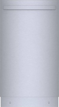 Bosch - 800 Series 18" ADA Top Control Smart Built-In Stainless Steel Tub Dishwasher with 3rd Rack, 44 dBA - Stainless steel
