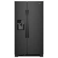 Whirlpool - 21.4 Cu. Ft. Side-by-Side Refrigerator - Black