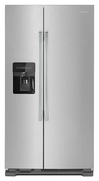 Amana - 21.4 Cu. Ft. Side-by-Side Refrigerator - Stainless steel