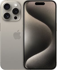 Apple - Pre-Owned Excellent iPhone 15 Pro 5G 256GB - Apple Intelligence - (Unlocked) - Natural Titanium