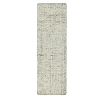 Manhattan Lane - Hallway Runner Rug, Handwoven, Heathered Effect, Jute Wool - Green, White