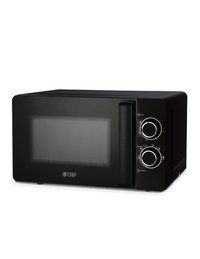 Commercial CHEF Small Microwave 0.7 Cu. Ft. Countertop Microwave with Mechanical Control - Black