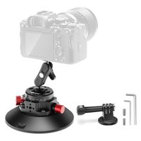 TECH SAFARI - Phone Holder For Your Car 360 Rotating Vacuum Suction Cup Cell Mount Extended Magic Arm Compatible With - 2x CA013