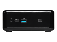 ASRock - Industrial NUC BOX-1340P/D5 Plastic with sheet metal Black Barebone Systems - Mini-PC