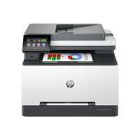 HP - LaserJet Pro MFP 3301fdw Wireless AI-Enabled Color All-in-One Laser Printer - White & Slate