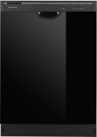 Amana - 24 inch Built-In Tub Dishwasher with Dark Interior, Large Capacity, 59 dBA - Black