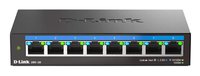 D-Link - 8-Port 2.5Gb Unmanaged Multi-Gig Network Switch, 8 x 2.5G Ports Fanless Plug & Play (DMS-108) - Black