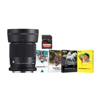 Sigma - 30mm F1.4 DC DN Lens Canon for RF Bundle with Editing Software and SD Card