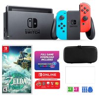 Switch with MarioKart 8 Bundle with Mario Tears of the Kingdom & Accessories - Nintendo Switch