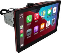 Jensen - J5UP12 11.6" Touchscreen Single/Double DIN Car Stereo | Wireless CarPlay & Android Auto | Bluetooth | USB - Black