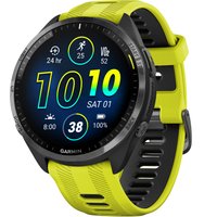 Garmin - Forerunner 965 GPS Smartwatch 47 mm Fiber-reinforced polymer - Titanium/Black - (2023)