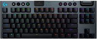 Logitech - G915 X LIGHTSPEED TKL Wireless Mechanical GL Red Linear Switch Gaming Keyboard for PC/Mac with RGB Backlighting - Black