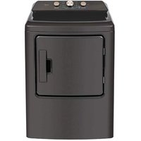 Midea - 6.7 Cu. Ft. Front Load Electric Dryer with Sensor Dry - Gray