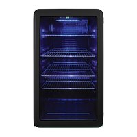 Magic Chef - MCB34CHB 3.4-Cu. Ft. Retro Beverage Cooler - Black
