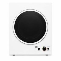Equator - ED 850 S Compact Vented Sensor Dryer 3.5 Cu. Ft. 13 lbs Easy Knob Control Auto Dry Compact Stackable 110V - White