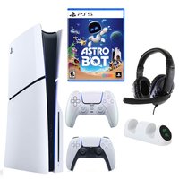 Sony PS5 Slim with Astrobot, Extra Controller & Accessories - PlayStation 5