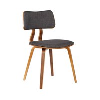 The Best Inks - CUSHIONED CONTEMPORARY ACCENT CHAIR - Charcoal