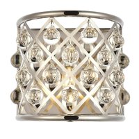 Urban Classic - Madison 1 light Wall Sconce Clear Royal Cut Crystal - Polished Nickel