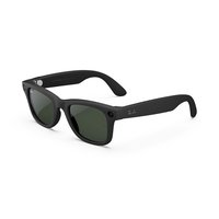 Ray-Ban Meta - Wayfarer (Gen 1) glasses with Meta AI, Audio, Photo, Video Compatibility - Clear to Green Transitions Lenses - Matte Black