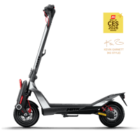 NAVEE - UT5 Max Electric Scooter, 62.1 mi Max Range, 31.1 MPH Max Speed, 2400W Motor, Hydraulic Suspension, 12" Tires - Silver