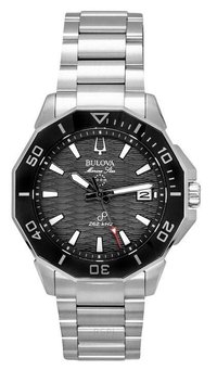 Bulova - Marine Star Precisionist 96B434 Mens Watch Ultra-Accurate Dive Watch 200M WR Sapphire Cristal - Black