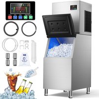Mojgar - Commercial Ice Machine Maker 500LBS/24H - Silver