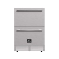 Forno Appliances - Como 4.87 Cu. Ft. Drawer Refrigerator for Indoor or Outdoor Use - Stainless Steel