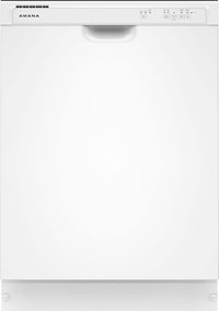 Amana - 24" Built-In Tub Dishwasher with Dark Interior, Large Capacity, 59 dBA - White