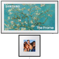 Samsung - 32" The Frame QLED HDR 4K Smart TV 2023 + Photo Music Frame Smart Speaker Bundle