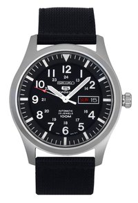 Seiko - 5 Sports SNZG15 SNZG15K1 SNZG15K Automatic Men’s Watch - Silver and black