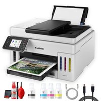 Canon - MAXIFY GX6120 MegaTank Wireless Color Printer Bundle